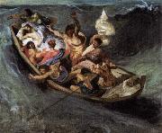 Eugene Delacroix Christ on the Lake of Gennezaret Spain oil painting artist